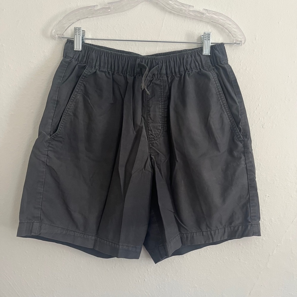 Eddie Bauer Men's Navy Blue Drawstring Shorts 7" Inseam S